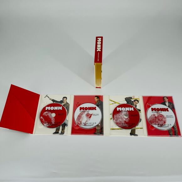 Monk - The Complete First Season (DVD, 2002, 4-Disc Set) - Good Used Condition - Picture 2 of 11